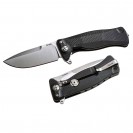 Lionsteel SR-11 Aluminum Black Solid Knife - SR11A BS