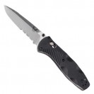 Benchmade Barrage Satin Serrated Folding Knife - 580S