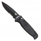 Benchmade CLA Auto Black Serrated Folding Knife - 4300SBK