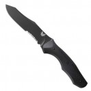 Benchmade Contego Black Serrated Fixed Blade Knife - 183SBK