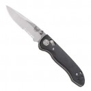 Benchmade Foray Satin Serrated Folding Knife - 698S