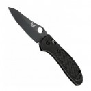 Benchmade Griptilian Black Hollow Folding Knife - 550BKHG