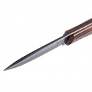 LionSteel B40 Santos Wood Bushcraft Fixed Blade Knife - B40 ST