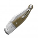 LionSteel Gitano Green Canvas Folding Knife - GT01 CVG