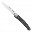 LionSteel Jack Carbon Fiber Black Folding Knife - JK1 CF