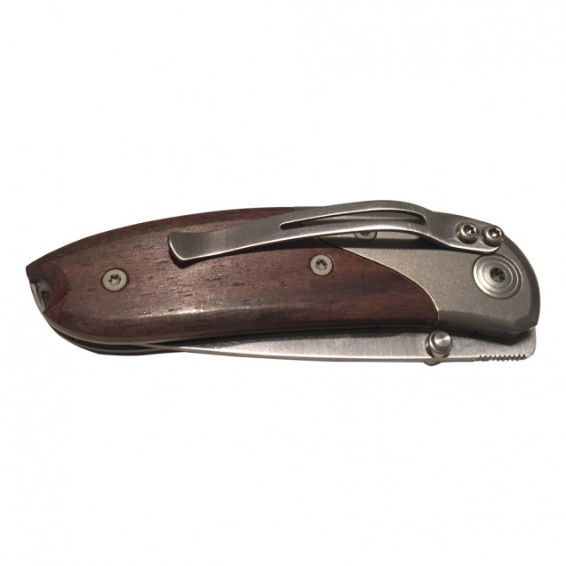 Lionsteel Mini Santos Wood Folder Knife - 8200 ST
