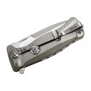 LionSteel SR11 Gray Titanium Solid Folding Knife - SR11 G