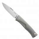 LionSteel Thrill Bronze Titanium Solid Folding Knife - TL GY