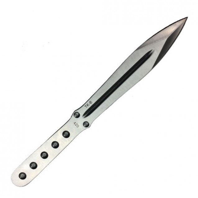 Sports Hunting Knife Workout EL29110, 4 inch MOVA Blade in Satin Finish,  Stainless Steel Ferrule, Total