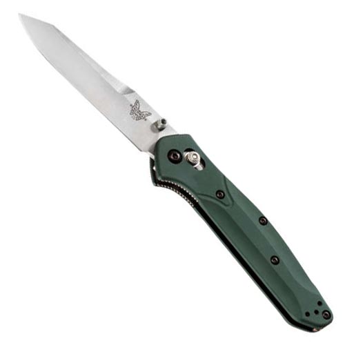Image of Benchmade Osborne Green Reverse Tanto Folding Knife - 940