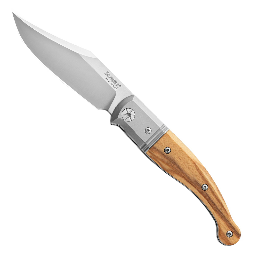 Image of LionSteel Gitano Olive Wood Folding Knife - GT01 UL